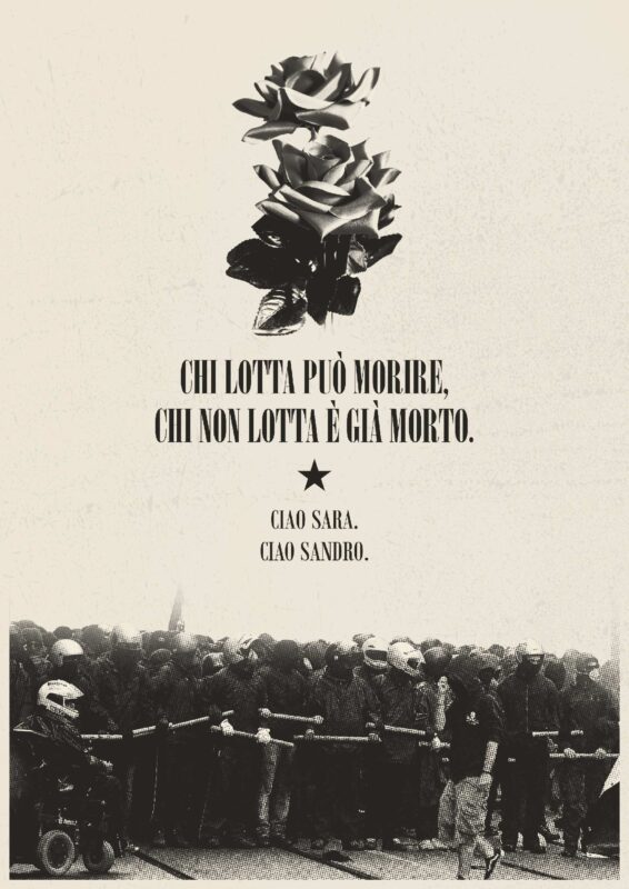 Chi lotta può morire, chi non lotta è già morto (Οπισθόφυλλο #59)
